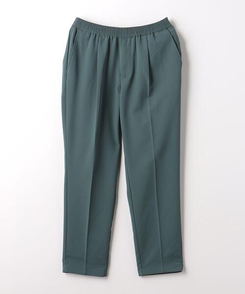 green label relaxing（グリーンレーベルリラクシング）の「クリスプツイル 1プリーツ イージーパンツ -ストレッチ・防シワ・接触冷感・吸水速乾-（その他パンツ・メンズ・ネイビー/ケリー・XL/S/M/L）」の6枚目の写真