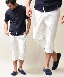 BEAUTY&YOUTH UNITED ARROWS | BY ツイル ノープリーツ クロップドパンツ(チノパンツ)