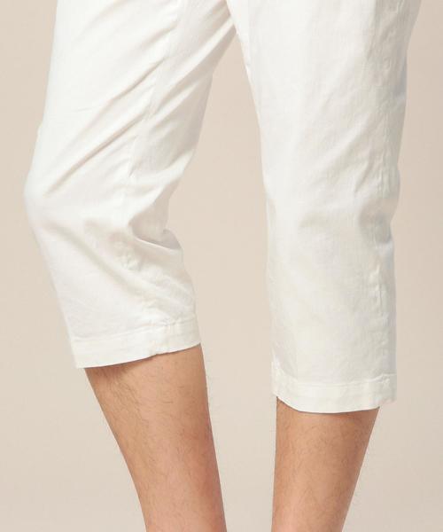 BEAUTY&YOUTH UNITED ARROWS（ビューティーアンドユースユナイテッドアローズ）の「BY ツイル ノープリーツ クロップドパンツ◆（チノパンツ・メンズ・ナチュラル/ネイビー/ホワイト・SMALL/X-LARGE/MEDIUM/LARGE）」の8枚目の写真