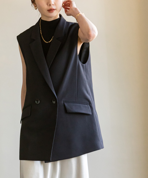 ロングベントジレ（ベスト）｜NOBLE（ノーブル）のファッション