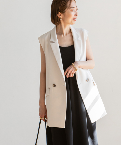 NOBLE ロングベントジレ ロングベントジレ（ベスト）｜NOBLE（ノーブル）のファッション