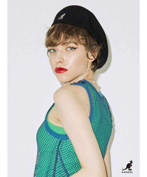 jouetie(ジュエティ)の「【KANGOL】ハンチング(ハンチング/ベレー帽・レディース・ブラック/グリーン/ピンク・M)」の11枚目の写真