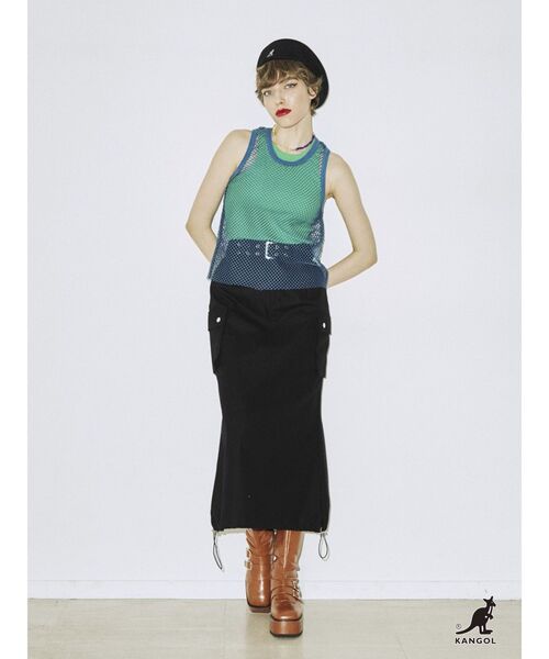 jouetie(ジュエティ)の「【KANGOL】ハンチング(ハンチング/ベレー帽・レディース・ブラック/グリーン/ピンク・M)」の10枚目の写真