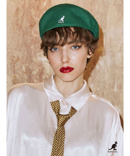 jouetie(ジュエティ)の「【KANGOL】ハンチング(ハンチング/ベレー帽・レディース・ブラック/グリーン/ピンク・M)」の18枚目の写真