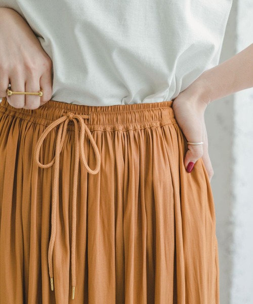 ITEMS URBANRESEARCH（アイテムズ アーバンリサーチ）の「イージーガウチョパンツ（その他パンツ・レディース・ベージュ/キャメル/ブラック・FREE）」の7枚目の写真