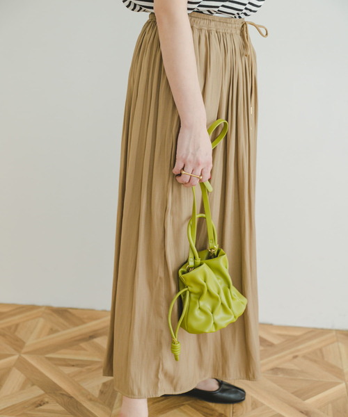 ITEMS URBANRESEARCH（アイテムズ アーバンリサーチ）の「イージーガウチョパンツ（その他パンツ・レディース・ベージュ/キャメル/ブラック・FREE）」の14枚目の写真