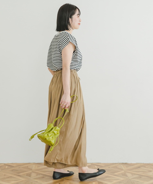 ITEMS URBANRESEARCH（アイテムズ アーバンリサーチ）の「イージーガウチョパンツ（その他パンツ・レディース・ベージュ/キャメル/ブラック・FREE）」の18枚目の写真