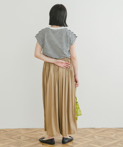 ITEMS URBANRESEARCH（アイテムズ アーバンリサーチ）の「イージーガウチョパンツ（その他パンツ・レディース・ベージュ/キャメル/ブラック・FREE）」の19枚目の写真