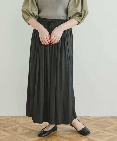 ITEMS URBANRESEARCH（アイテムズ アーバンリサーチ）の「イージーガウチョパンツ（その他パンツ・レディース・ベージュ/キャメル/ブラック・FREE）」の22枚目の写真