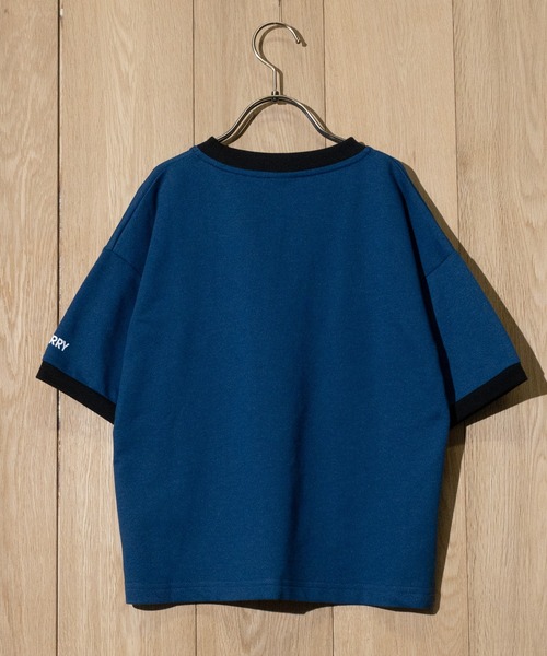 GERRY（ジェリー）の「【30】〔GERRY/ジェリー〕ミニ裏毛 クルーネック プリント半袖スウェット（Tシャツ/カットソー・キッズ・ネイビー/ブルー/杢グレー/ダークグレー/ブラック/ブルー系その他・130/150/140/160）」の18枚目の写真