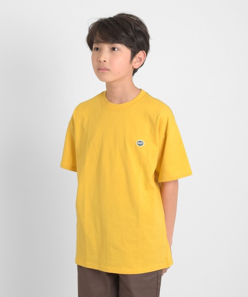 GLAZOS(グラソス)の「ワッペン付き半袖Tシャツ(Tシャツ/カットソー・キッズ・ホワイト/グリーン/イエロー・170cm/140cm/150cm/160cm)」の6枚目の写真