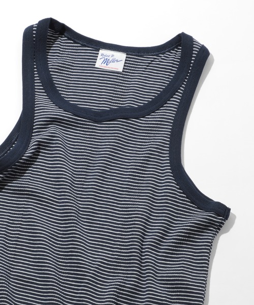 MILLER（ミラー）の「【Robert P. Miller】110C パネルリブタンクトップ（タンクトップ・メンズ・その他8/その他5/ブラック/その他4/その他6/ホワイト/その他1/グレー/その他7/その他2/その他9/その他11/その他10/その他12/その他13/その他15/その他14/その他3・L/M/LL）」の6枚目の写真