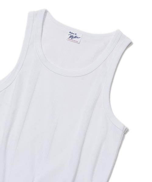 MILLER（ミラー）の「【Robert P. Miller】110C パネルリブタンクトップ（タンクトップ・メンズ・その他8/その他5/ブラック/その他4/その他6/ホワイト/その他1/グレー/その他7/その他2/その他9/その他11/その他10/その他12/その他13/その他15/その他14/その他3・L/M/LL）」の2枚目の写真