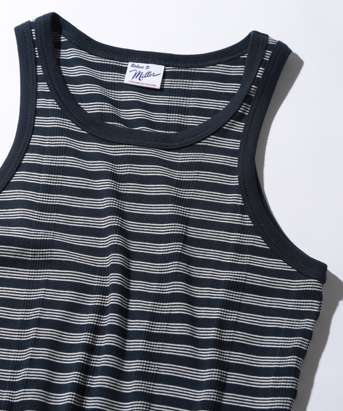 Robert P. Miller】110C パネルリブタンクトップ（タンクトップ