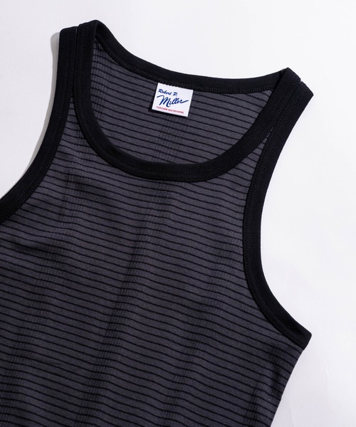 Robert P. Miller】110C パネルリブタンクトップ（タンクトップ