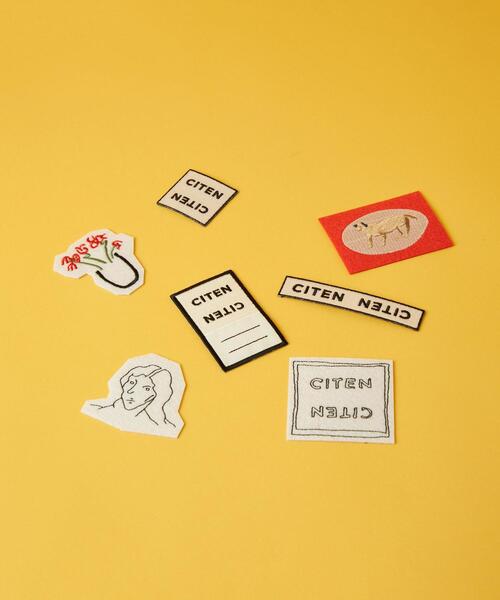 CITEN（シテン）の「＜CITEN＞ワッペン CITENロゴ＆ネーム（その他雑貨・レディース・ホワイト・FREE）」の2枚目の写真