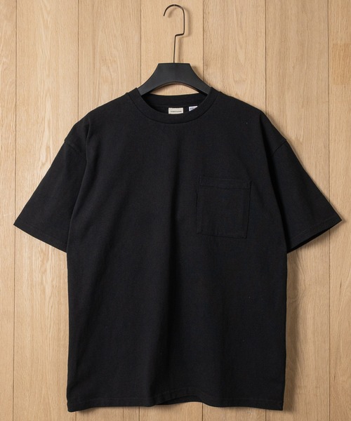 Goodwear(グッドウェア)の「【h】〔Goodwear/グッドウェア〕USAコットン ヘビーウェイト ポケット付き半袖 ビッグTシャツ/無地T(Tシャツ/カットソー・メンズ・ダークグリーン/ペールイエロー/チャコールグレー/ブラック/ネイビー/グレイッシュベージュ/杢グレー/ホワイト/ブルーグレー・LARGE/X-LARGE/MEDIUM)」の3枚目の写真