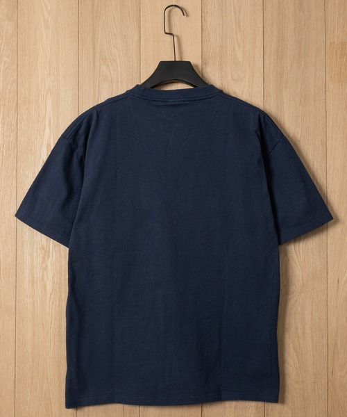 Goodwear(グッドウェア)の「【h】〔Goodwear/グッドウェア〕USAコットン ヘビーウェイト ポケット付き半袖 ビッグTシャツ/無地T(Tシャツ/カットソー・メンズ・ダークグリーン/ペールイエロー/チャコールグレー/ブラック/ネイビー/グレイッシュベージュ/杢グレー/ホワイト/ブルーグレー・LARGE/X-LARGE/MEDIUM)」の10枚目の写真