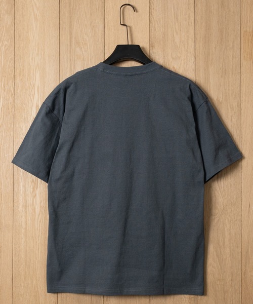 Goodwear(グッドウェア)の「【h】〔Goodwear/グッドウェア〕USAコットン ヘビーウェイト ポケット付き半袖 ビッグTシャツ/無地T(Tシャツ/カットソー・メンズ・ダークグリーン/ペールイエロー/チャコールグレー/ブラック/ネイビー/グレイッシュベージュ/杢グレー/ホワイト/ブルーグレー・LARGE/X-LARGE/MEDIUM)」の11枚目の写真