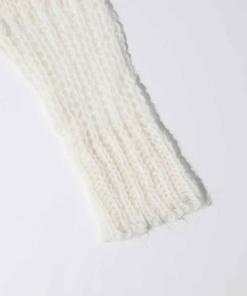 TheOpen Product(ザオープンプロダクト)の「THE OPEN PRODUCT/IRREGULAR NETTED SWEATER/GTO223KT005(ニット/セーター・レディース・ブラック/オフホワイト・1)」の20枚目の写真