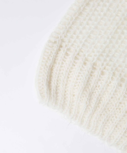 TheOpen Product(ザオープンプロダクト)の「THE OPEN PRODUCT/IRREGULAR NETTED SWEATER/GTO223KT005(ニット/セーター・レディース・ブラック/オフホワイト・1)」の21枚目の写真