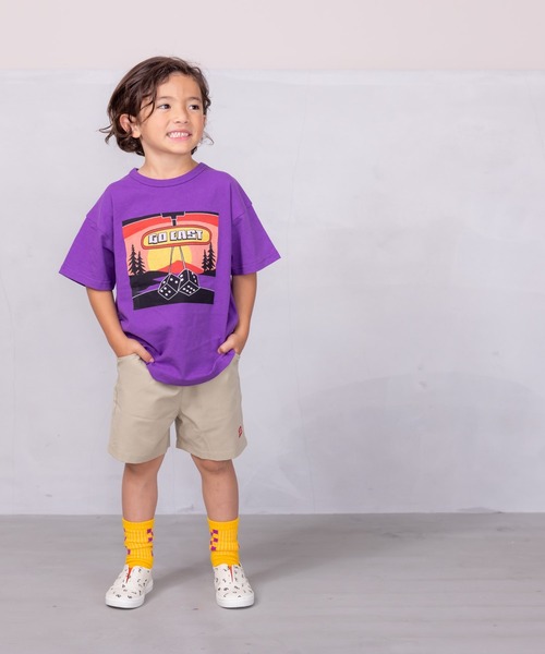 BIG FIELD(ビッグフィールド)の「メッシュショートパンツ(80~150cm)(その他パンツ・キッズ・イエロー/オレンジ/パープル/ベージュ/ブラック/ブルー・80/90/95/100/110/120/130/140/150)」の14枚目の写真