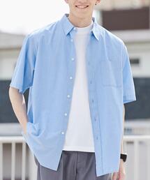 coen | 強撚ブロードストライプレギュラーカラーシャツ(シャツ/ブラウス)