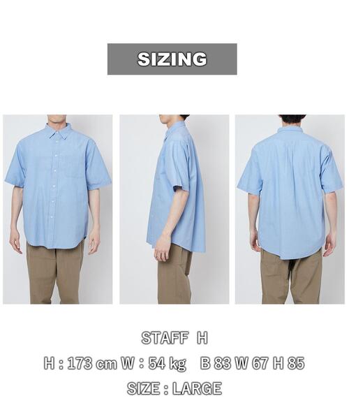 coen（コーエン）の「強撚ブロードストライプレギュラーカラーシャツ（シャツ/ブラウス・メンズ・ライトブルー/ホワイト・XL/L/M/S）」の20枚目の写真