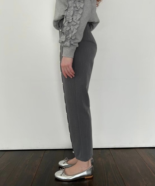 epine（エピヌ）の「e Pearl slacks pants（スラックス・レディース・ネイビー/グレー・S/M）」の15枚目の写真