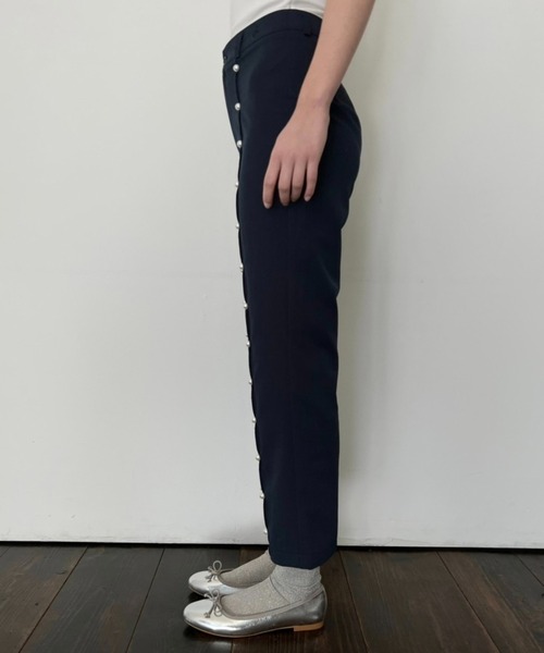 epine（エピヌ）の「e Pearl slacks pants（スラックス・レディース・ネイビー/グレー・S/M）」の18枚目の写真
