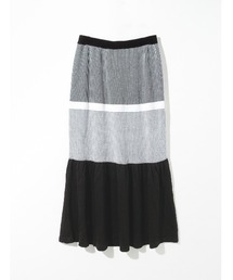 MIDIUMISOLID ナイロンボリュームスカート MIDIUMISOLID スカート for Ladies ナイロンボリュームスカート