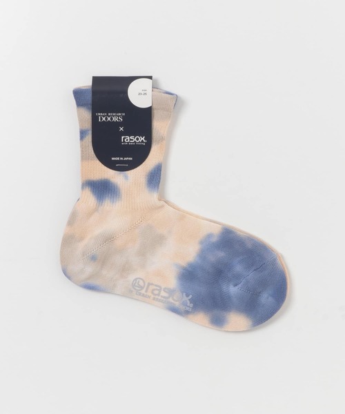 rasox(ラソックス)の「『別注』rasox×DOORS URDタイダイミッド(ソックス/靴下・レディース・オレンジ系その他/グリーン系その他/ブルー系その他・23-25)」の11枚目の写真
