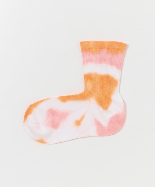 rasox(ラソックス)の「『別注』rasox×DOORS URDタイダイミッド(ソックス/靴下・レディース・オレンジ系その他/グリーン系その他/ブルー系その他・23-25)」の8枚目の写真