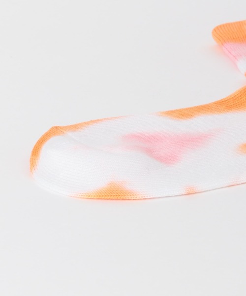 rasox(ラソックス)の「『別注』rasox×DOORS URDタイダイミッド(ソックス/靴下・レディース・オレンジ系その他/グリーン系その他/ブルー系その他・23-25)」の10枚目の写真