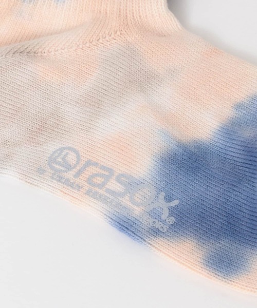 rasox(ラソックス)の「『別注』rasox×DOORS URDタイダイミッド(ソックス/靴下・レディース・オレンジ系その他/グリーン系その他/ブルー系その他・23-25)」の6枚目の写真