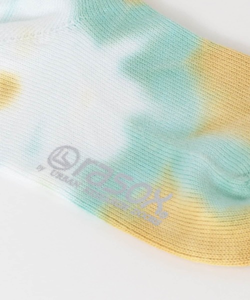 rasox(ラソックス)の「『別注』rasox×DOORS URDタイダイミッド(ソックス/靴下・レディース・オレンジ系その他/グリーン系その他/ブルー系その他・23-25)」の12枚目の写真