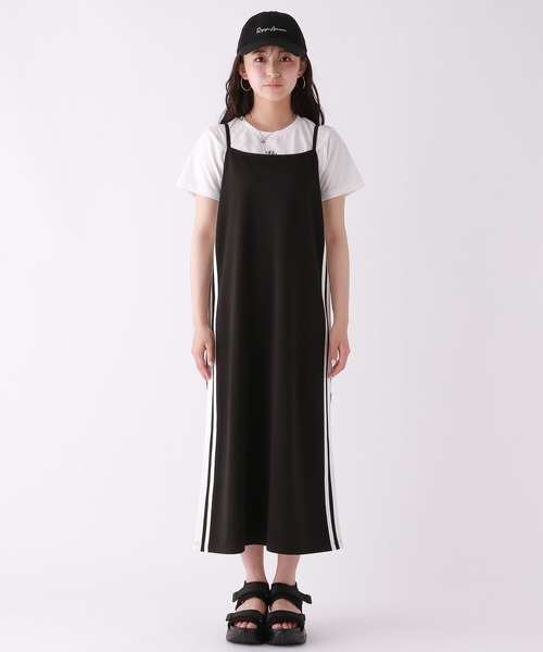 repipi armario(レピピ アルマリオ)の「☆セットアイテム☆サイドラインキャミワンピース(ワンピース・キッズ・ブラック/アイボリー・LARGE/MEDIUM/SMALL)」の20枚目の写真