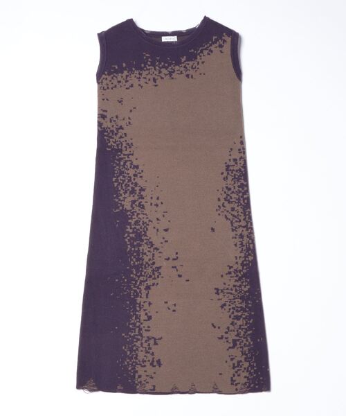 【セール】THE GRADIENT DESIGN KNIT DRESS（ワンピース）｜PRIVEVE（プリヴェヴェ）