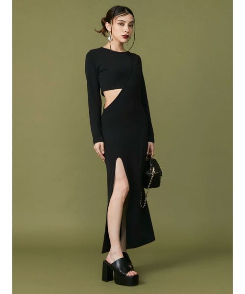 EVRIS（エヴリス）の「チャンキーヒールサンダル（サンダル・レディース・ホワイト/ブラック・SMALL/MEDIUM/LARGE）」の6枚目の写真