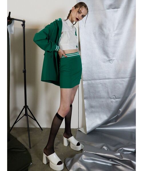 EVRIS（エヴリス）の「チャンキーヒールサンダル（サンダル・レディース・ホワイト/ブラック・SMALL/MEDIUM/LARGE）」の16枚目の写真