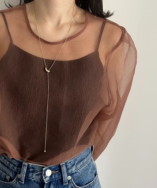 LOWRYS FARM(ローリーズファーム)の「スライドYジネックレス 960911(ネックレス・レディース・シルバー/ゴールド・FREE)」の2枚目の写真