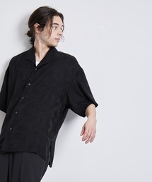 JUNRED | フラワージャカードイタリアンカラーシャツ(シャツ/ブラウス)