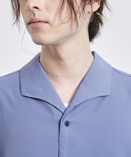 JUNRED（ジュンレッド）の「フラワージャカードイタリアンカラーシャツ（シャツ/ブラウス・メンズ・ホワイト/ブラック/ブルー系その他4・L/M/S）」の13枚目の写真