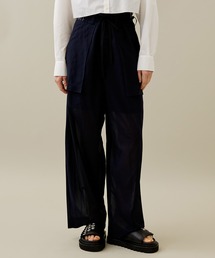 rito structure | 【rito structure/リトストラクチャー】See-through Cotton Tapered Pants/シースルーコットンテーパードパンツ(その他パンツ)