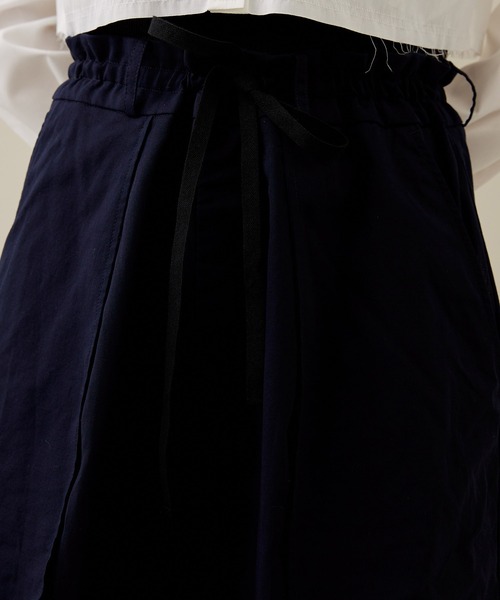 rito structure（リトストラクチャー）の「【rito structure/リトストラクチャー】See-through Cotton Tapered Pants/シースルーコットンテーパードパンツ（その他パンツ・レディース・ネイビー・1）」の6枚目の写真