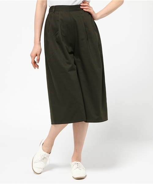 HARE（ハレ）の「２タックガウチョパンツ(HARE)（その他パンツ・レディース・ホワイト系その他/ブラック/カーキ/オフホワイト・FREE）」の4枚目の写真