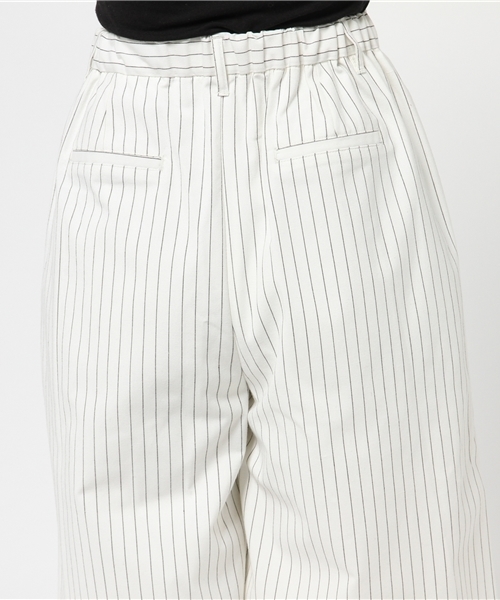 HARE（ハレ）の「２タックガウチョパンツ(HARE)（その他パンツ・レディース・ホワイト系その他/ブラック/カーキ/オフホワイト・FREE）」の9枚目の写真