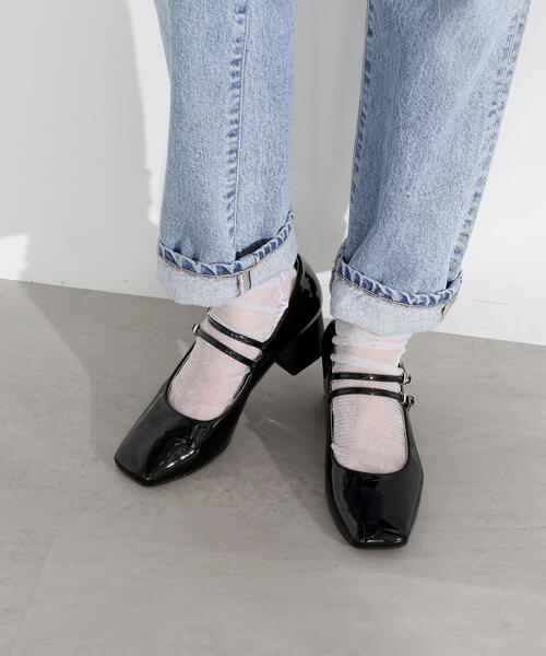 N.（N. Natural Beauty Basic）（エヌエヌナチュラルビューティーベーシック）の「◆メリージェーンパンプス（パンプス・レディース・シルバー/ブラック・22.5/23.5/24.5）」の19枚目の写真