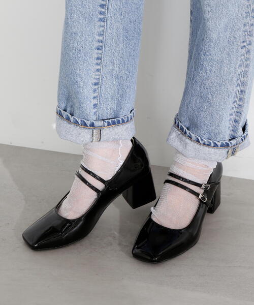 N.（N. Natural Beauty Basic）（エヌエヌナチュラルビューティーベーシック）の「◆メリージェーンパンプス（パンプス・レディース・シルバー/ブラック・22.5/23.5/24.5）」の20枚目の写真