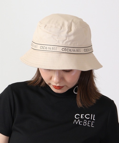 CECIL McBEE（セシルマクビー）の「CECIL McBEE greenロゴライン　バケットハット（ハット・レディース・ブラック/ベージュ・FREE）」の18枚目の写真